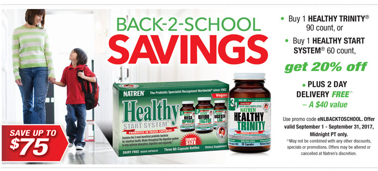 BACK-2-SCHOOL SAVINGS - GET 20% OFF